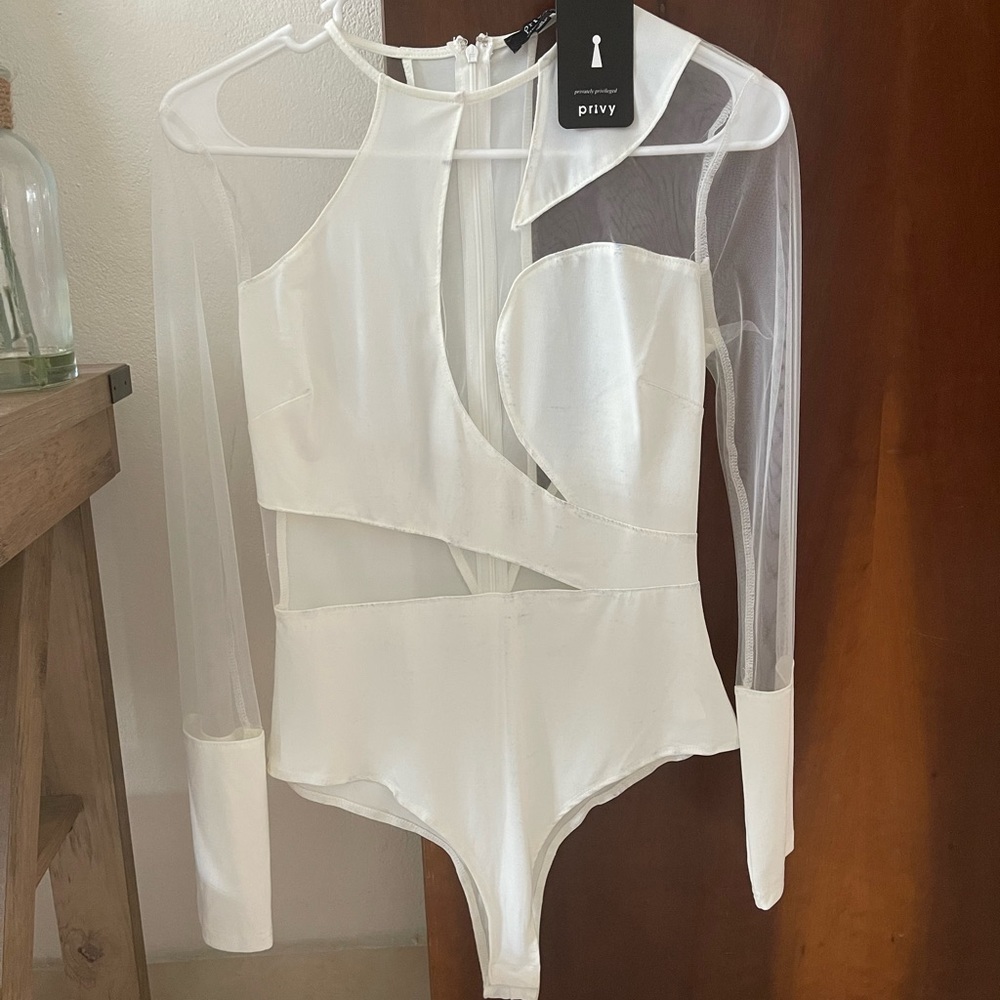 White Body Suit Size M
